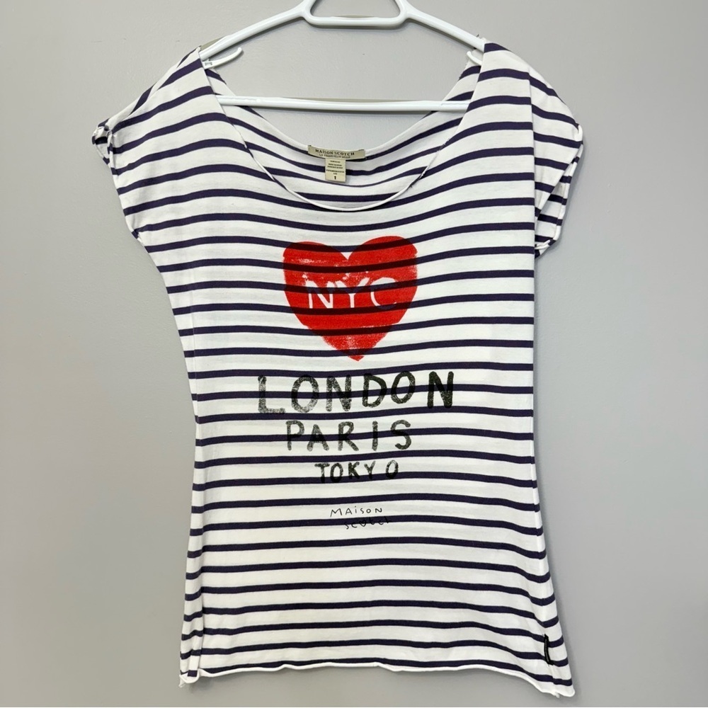Maison Scotch T-shirt sz 1